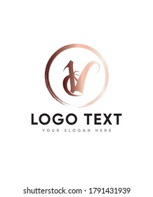 Abstrakter Buchstabe Typ V Logo-Vorlage, Vektorlogo für Unternehmens- und Firmenidentität 