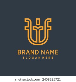 Abstract Creative Letter W Logo