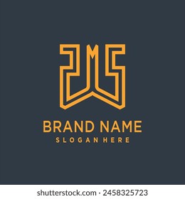 Logotipo Abstractas de la letra W creativa