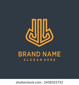 Abstract Creative Letter W Logo