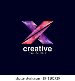 Abstract Creative Letter X Logo