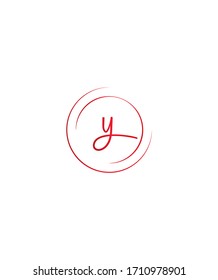 Abstract creative letter Y initials logo template, vector logo for business and company identity 