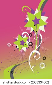 Abstract creative line , background vector format.