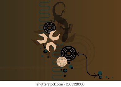 Abstract creative line ,gradient, round background vector format.