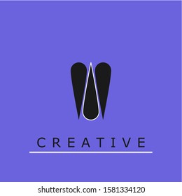 Abstract Creative Logo. with a unique and charming shape. 