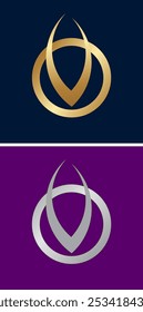 Abstract creative logo for your design, shape, symbol, band product for any company