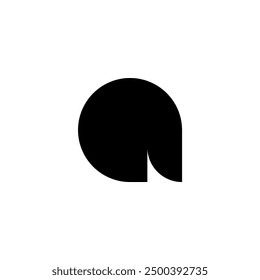 Abstract Creative lowercase letter A with leaf icon logo design color editable vector illustration