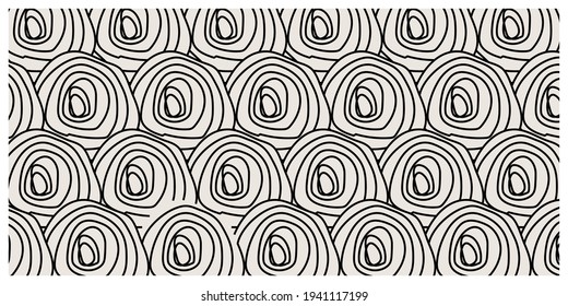 abstrakte, minimale künstlerische Kompositionen mit Handskizzen, ideal für Wanddekoration, Liniendesign-Postkarte oder Broschüren-Hintergrund, Vektorgrafik
