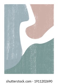 Abstract creative minimalist artistic hand painted composition, Perfect abstract art to use in branding, poster, prints, packaging, wall art, for social media