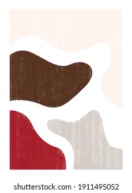 Abstract creative minimalist artistic hand painted composition, Perfect abstract art to use in branding, poster, prints, packaging, wall art, for social media