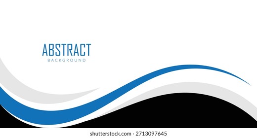 abstract creative minimalist black blue grey dynamic wave shapes design for business card, poster, background.