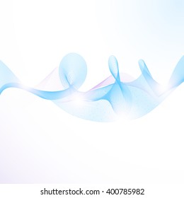 Abstract Creative Minimalist Polygonal Model in White Background. Connected Lines and Modern Technology Dots Elements Vector Design Template