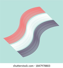 Abstrakte, kreative, minimalistische, quadratische, digitale Illustrationen für Wanddekoration, Bannerhintergrund, Postkarte oder Broschürendesign. Vektor EPS10