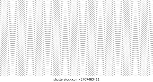 abstract creative minimalist thin wave line design.
