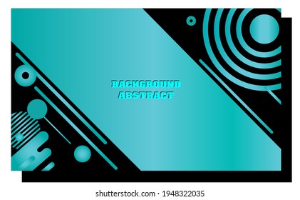 Abstract creative modern background in glowing blue color