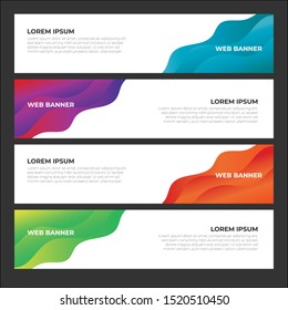 Abstract Creative and Modern Banner Background Design Template. For Website, Social media and banner