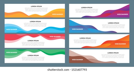 Abstract Creative and Modern Banner Background Design Template. For Website, Social media and banner