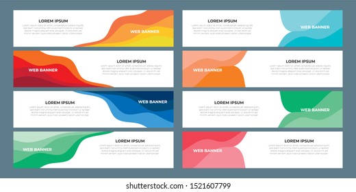 Abstract Creative and Modern Banner Background Design Template. For Website, Social media and banner
