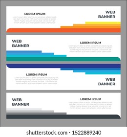 Abstract Creative and Modern Banner Background Design Template. For Website, Social media and banner