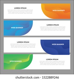 Abstract Creative and Modern Banner Background Design Template. For Website, Social media and banner