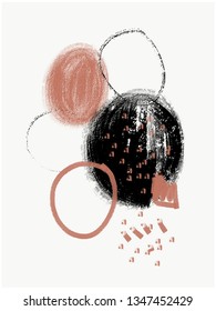 Abstract creative modern contemporary background 