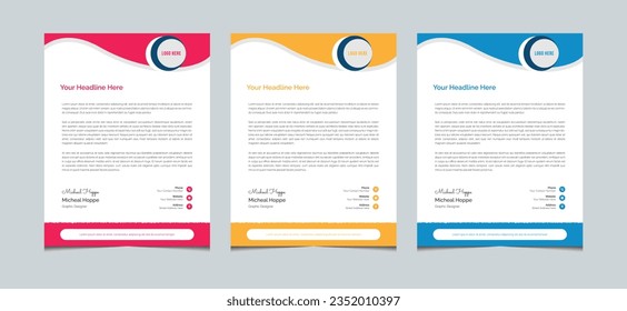 Resumen de plantillas de membrete modernas y creativas para el diseño de su proyecto empresarial