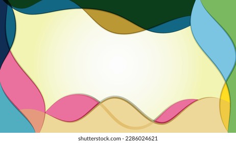 abstract creative multicolor landscape background