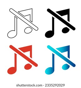 Abstract Creative Music Off Silhouette Illustration, can be used for business designs, presentation designs or any suitable designs.