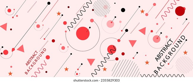 Abstract creative notebook cover template design. Geometric pattern background, vector abstract shapes and  lines art for covers, catalogs, posters  design