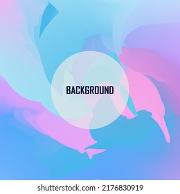 abstract creative on pink and blue color background. Vector concept for simple and stylish template for social media. abstract background