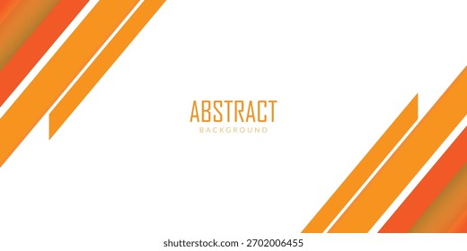 abstrato criativo laranja diagonal line art para banner, poster, fundo.