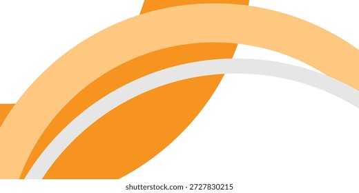 Fondo abstracto del círculo gris anaranjado creativo.