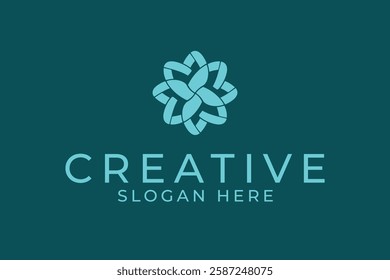 abstract creative ornamental style business professional logo design vector sublimation