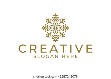 abstract creative ornamental style business professional logo design vector sublimation