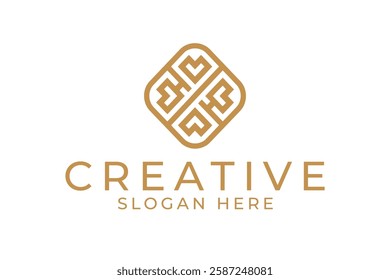 abstract creative ornamental style business professional logo design vector sublimation