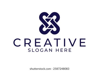 abstract creative ornamental style business professional logo design vector sublimation
