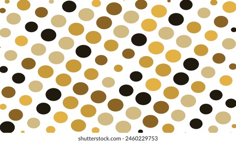 Abstract creative pattern golden pop art comic style halftone isolated on a white background Vector. Abstract halftone background. Golden dot spray gradation for your design.