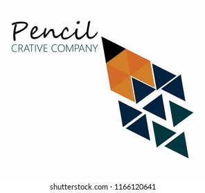 Abstract creative pencil.