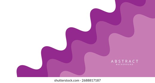 Fondo de onda púrpura creativo abstracto.