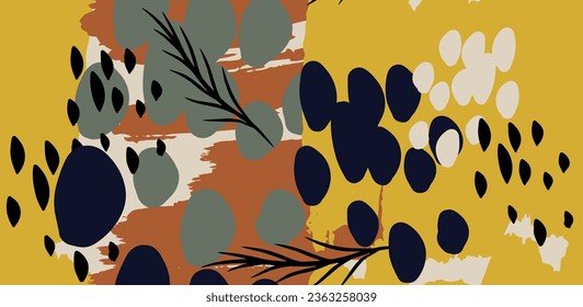 Abstract creative seamless pattern. Artistic background. Modern design for paper, cover, fabric, interior decor and other users.
