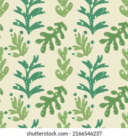 Abstract creative seamless patterns with tropical plants and light background. Modern exotic design for paper, cover, fabric, interior decor and other users.