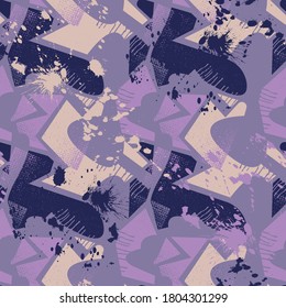 Abstract creative seamless urban pattern.