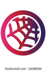 Abstract creative sign illustration