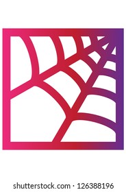 Abstract creative sign illustration
