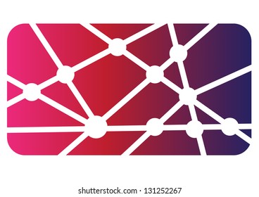 Abstract creative sign illustration