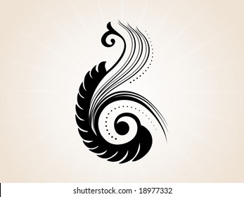 tatuaje creativo abstracto, diseño