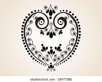 abstract creative tattoo, design