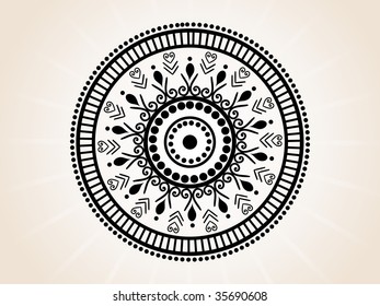 abstract creative tattoo, design