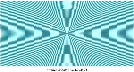 abstract creative and trendy artistic aqua blue vector circles lines pattern round frame printing pattern design background for template, wall poster or all textile texture design