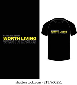 Abstract Creative Typography T-shirt Design